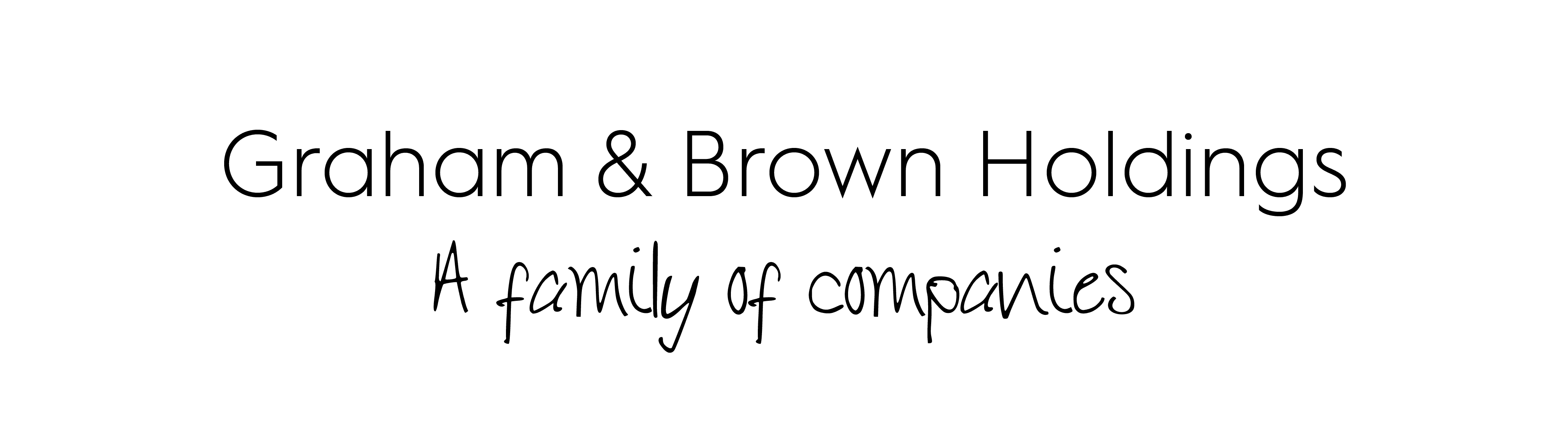 Graham & Brown Holdings - a family of companies